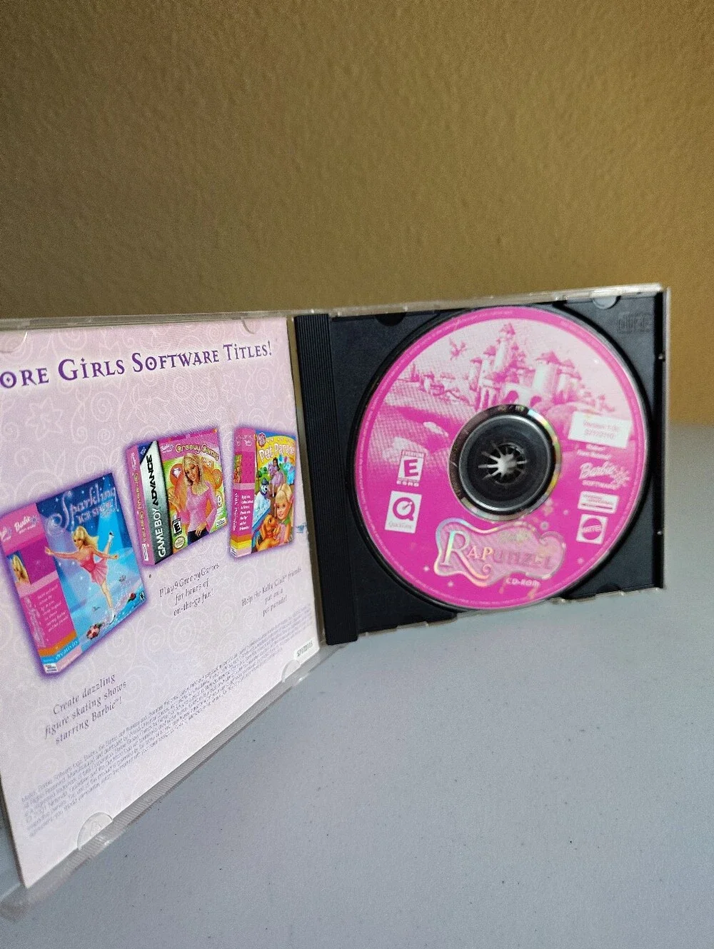 Barbie Rapunzel A Creative Adventure PC Game CD-ROM Mattel Rare Used Vintage